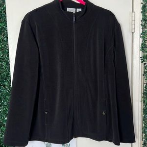 Chico’s Black Zip-Up light weight “jacket”